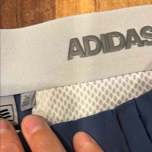 Adidas Navy Golf Shorts - Picture 4 of 8
